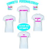 Camiseta Personalizada - O valor depende da imagem